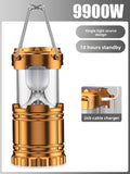 Solar Rechargeable Camping Lantern with Power Bank